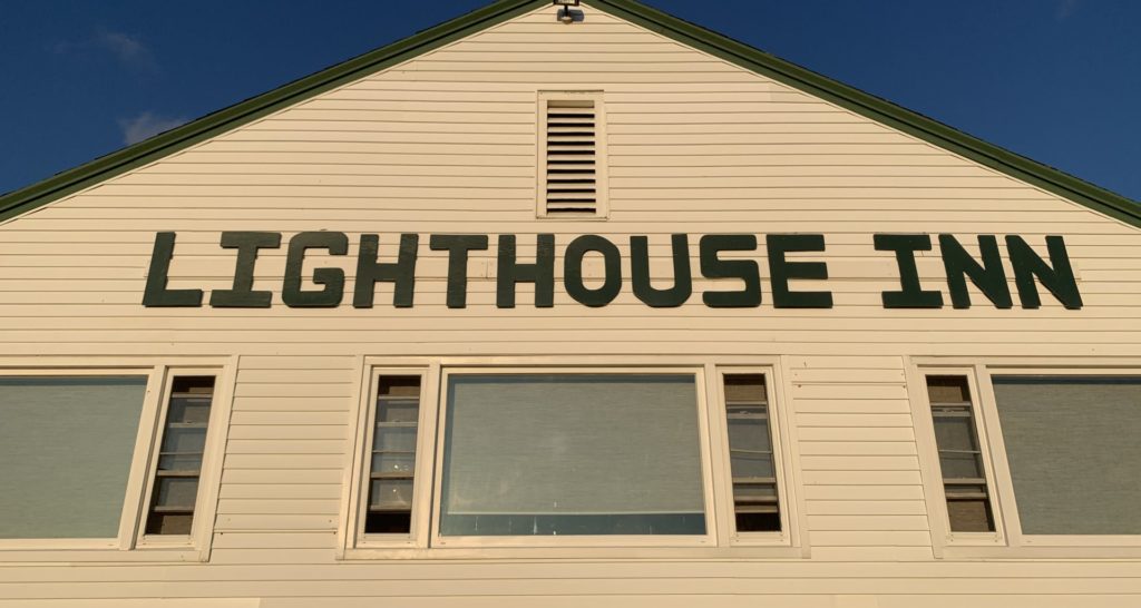 Lighthouse Inn signage
