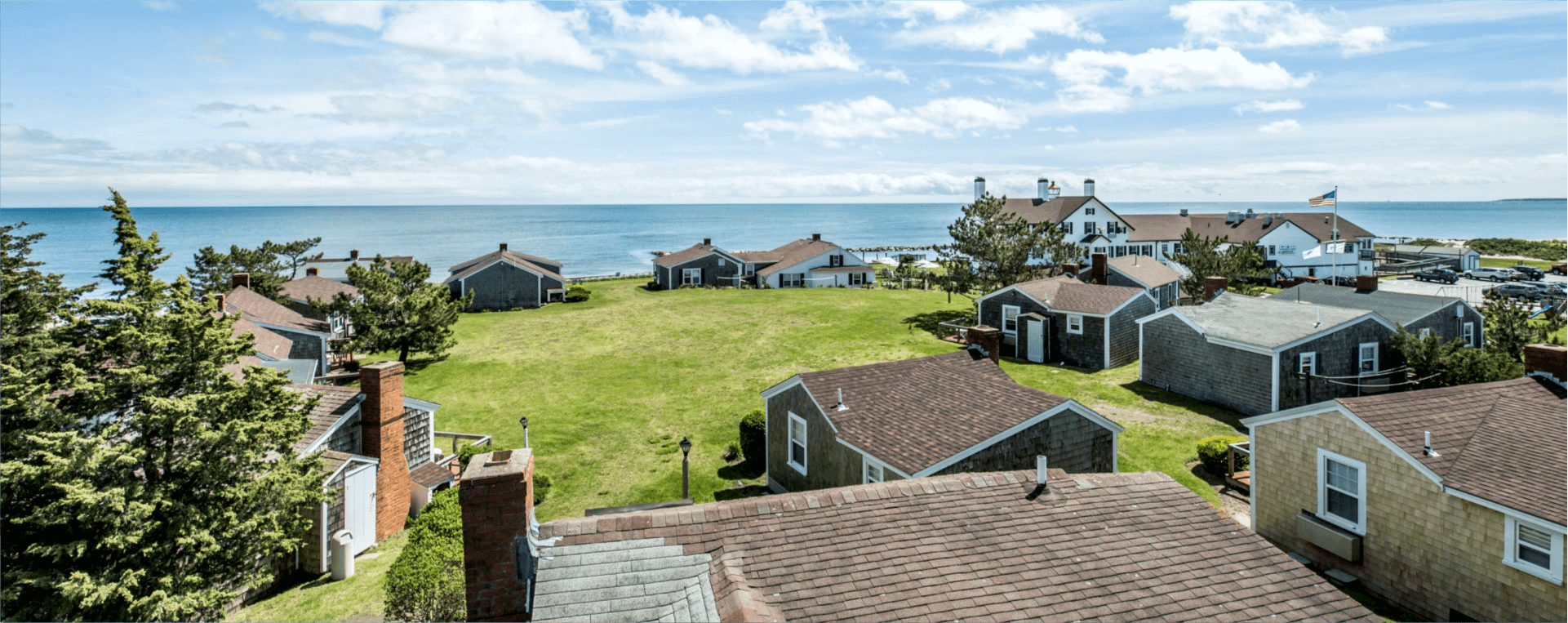 Lighthouse Inn aerial property overview