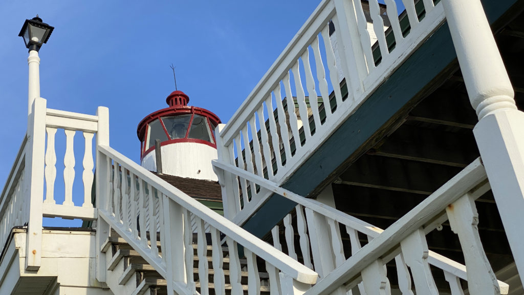 lighthouse from stairs