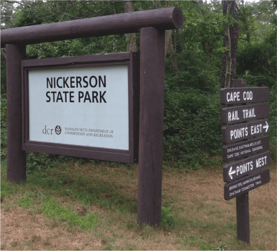 Nickerson State Park sign