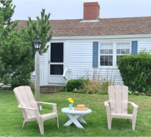 A Cape Cod cottage rental to relax in after watching a local baseball league game.