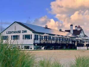 The exterior of a Cape Cod resort close to where Brewster in Bloom is held.